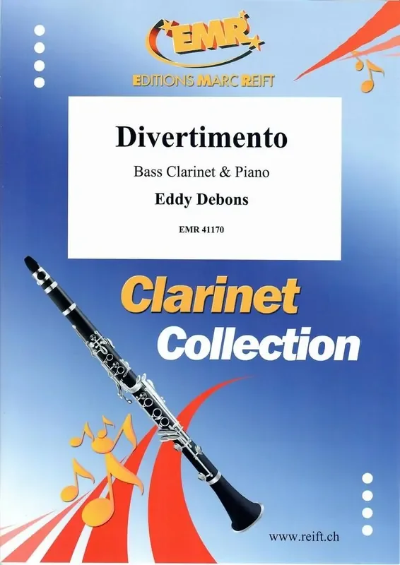 Eddy Debons Divertimento Bassklarinette