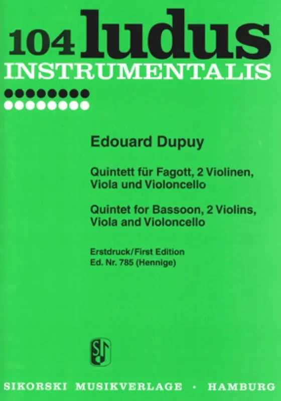 Edouard Dupuy Quintett Kammerensemble
