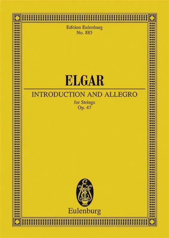 Edward Elgar Introduction And Allegro Op. 47 Streichensemble