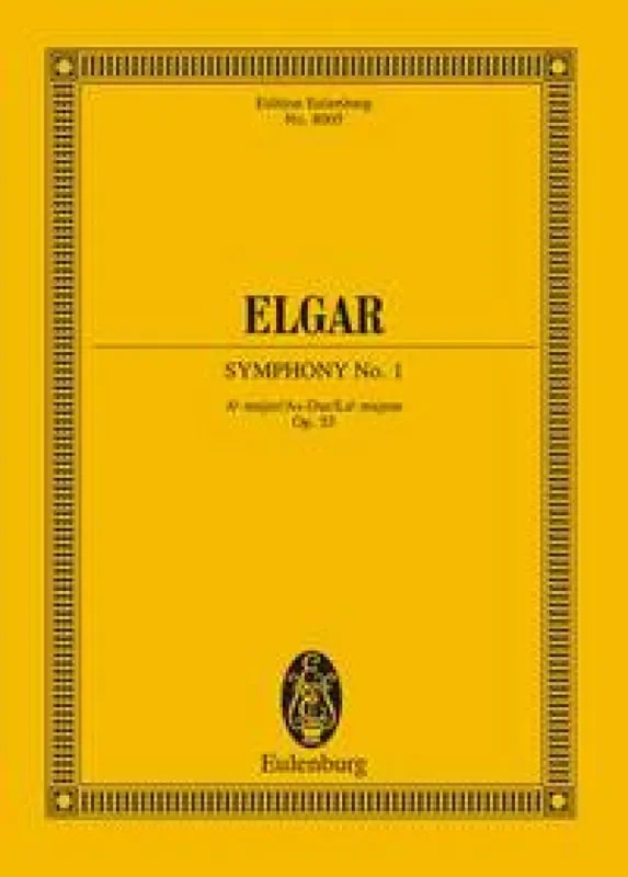 Edward Elgar Symphony No.1 In A Flat Op.55 Orchester
