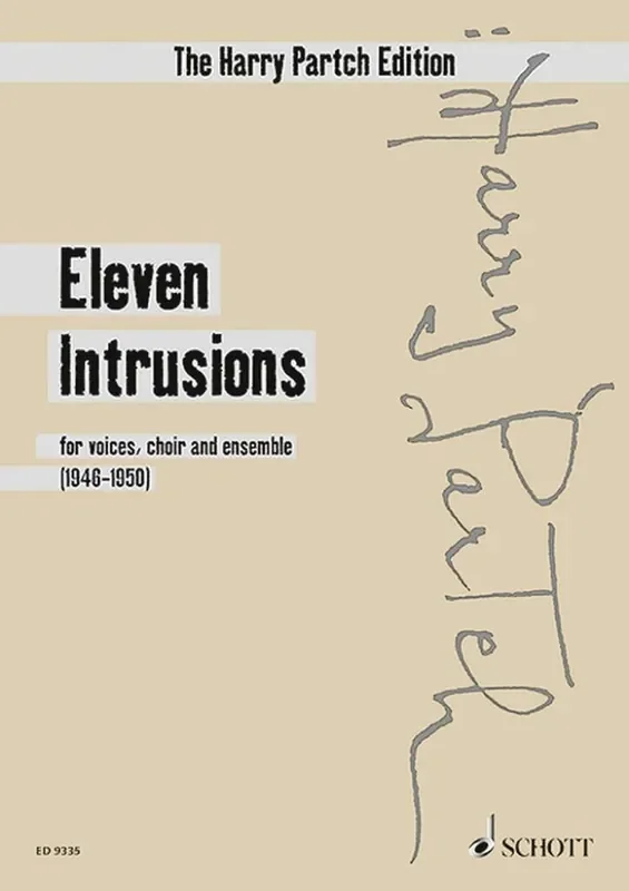 Eleven Intrusions Gemischter Chor mit Ensemble