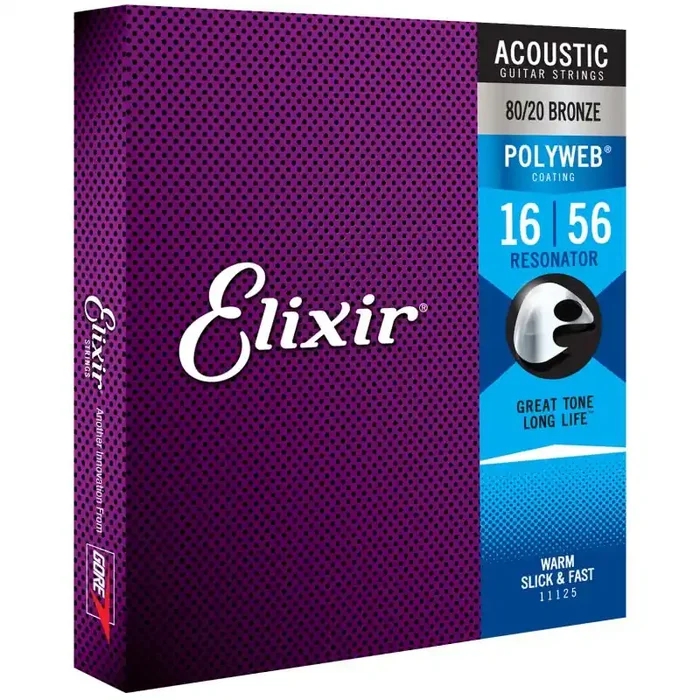 Elixir 11125 Resonator Poly 016/056