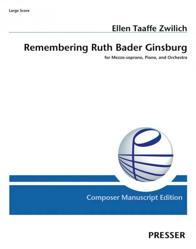 Ellen Taaffe Zwilich Remembering Ruth Bader Ginsburg Orchester mit Gesang