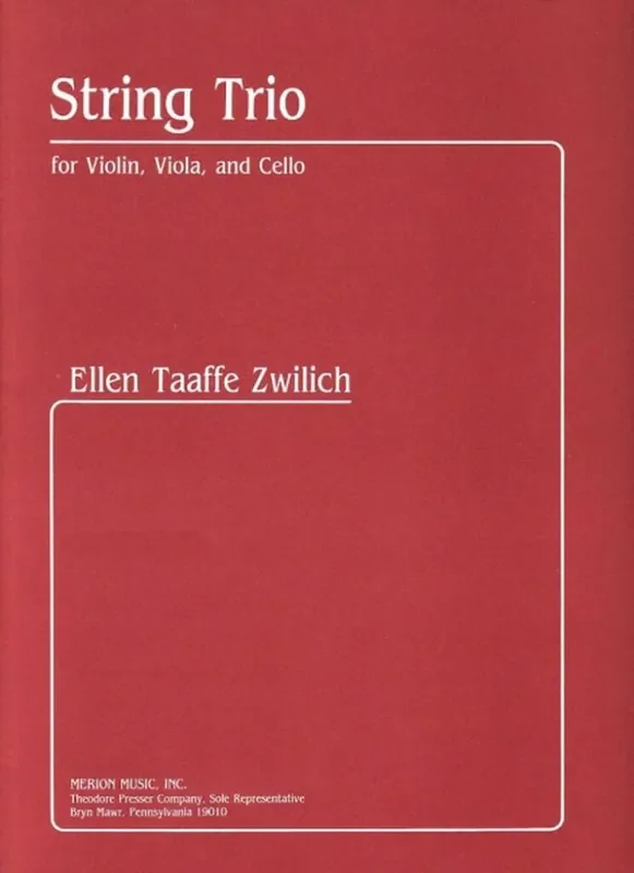 Ellen Taaffe Zwilich String Trio Streichtrio