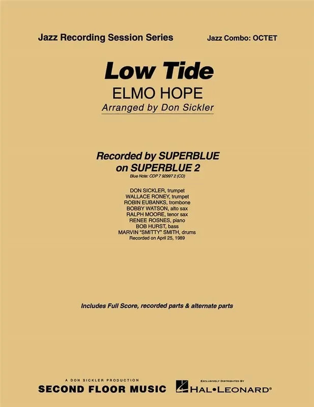 Elmo Hope Low Tide (Arr. Don Sickler) Jazz Ensemble