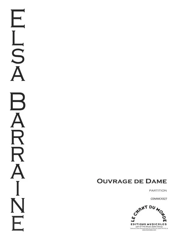 Elsa Barraine Ouvrage De Dame Kammerensemble