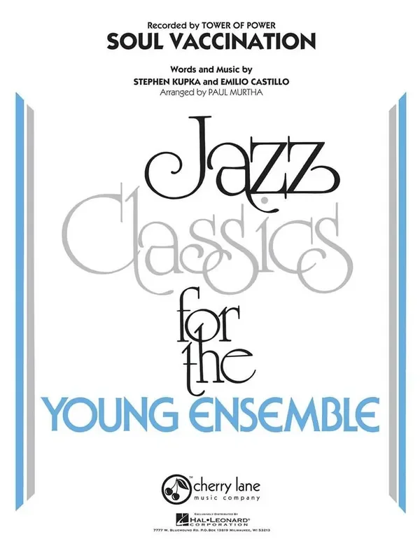 Emilio Castillo Soul Vaccination (Arr. Paul Murtha) Jazz Ensemble