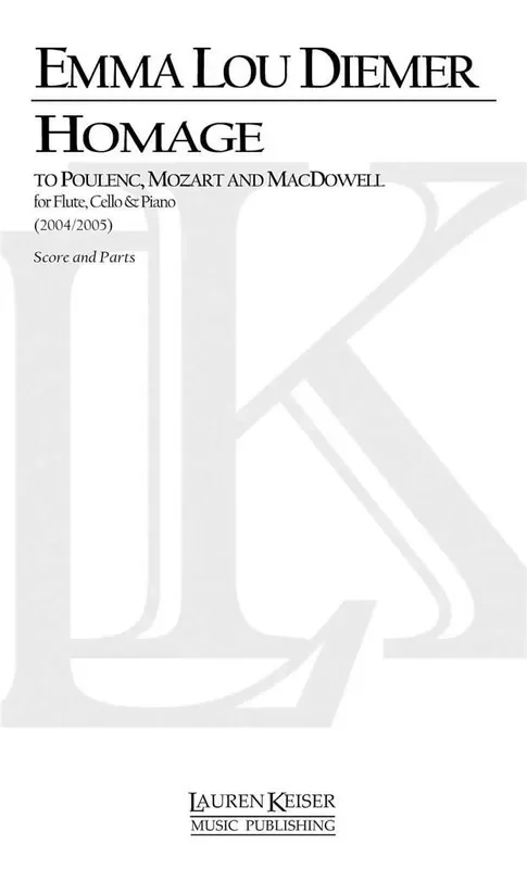 Emma Lou Diemer Homage to Poulenc, Mozart and MacDowell Kammerensemble