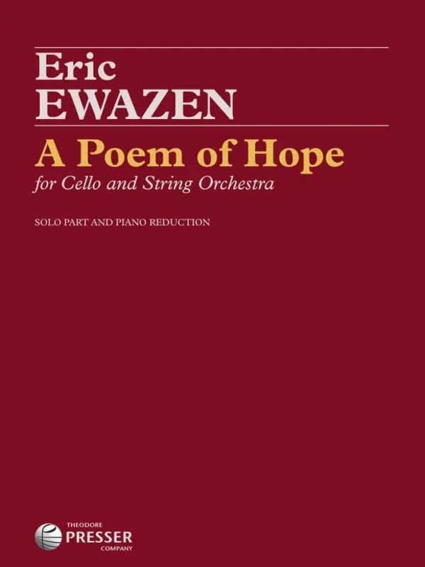 Eric Ewazen A Poem of Hope Cello mit Begleitung