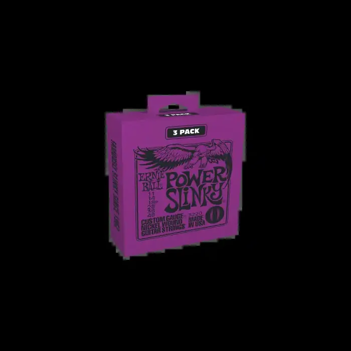 Ernie Ball Guitar Strings Power Slinky 011-048 2220 3-Pack