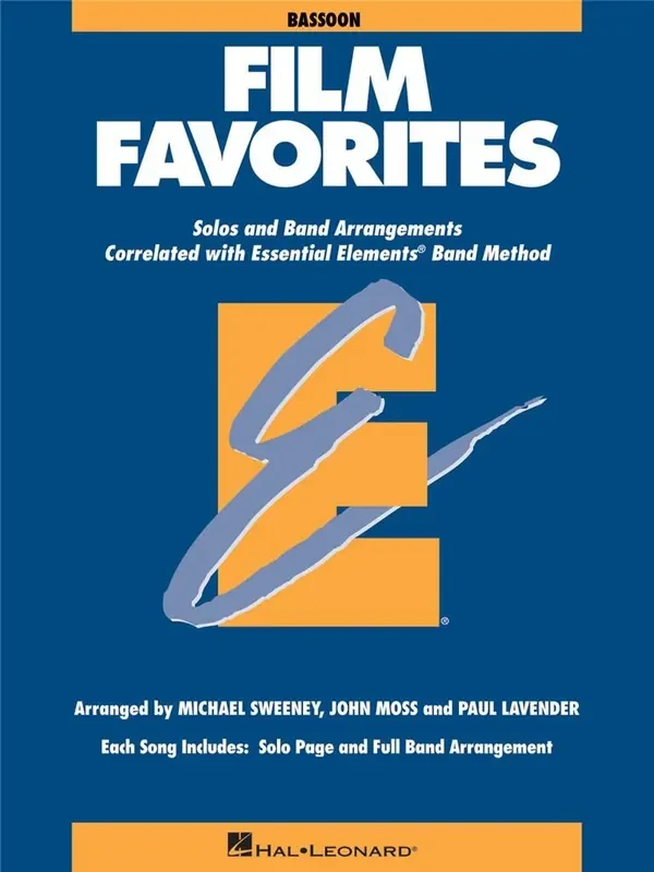 Essential Elements – Film Favorites (Bassoon) (Arr. John Moss) Blasorchester