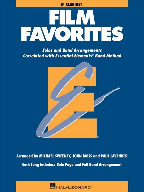 Essential Elements – Film Favorites (Clarinet) (Arr. John Moss) Blasorchester