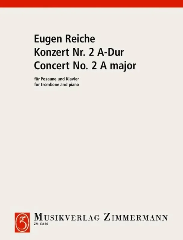 Eugen Reiche Konzert in A-Dur Orchester mit Solo