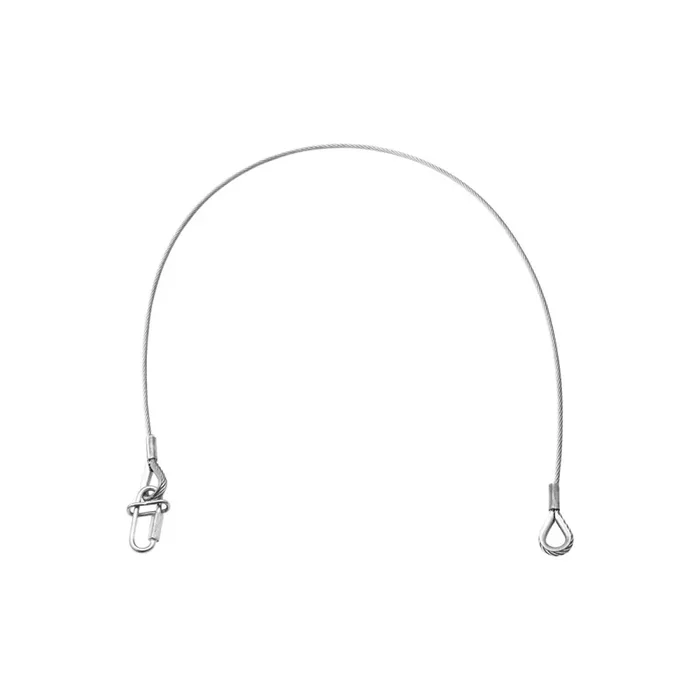 Eurolite Sicherungsseil UNV-35FB 6x1000mm bis 35kg sil