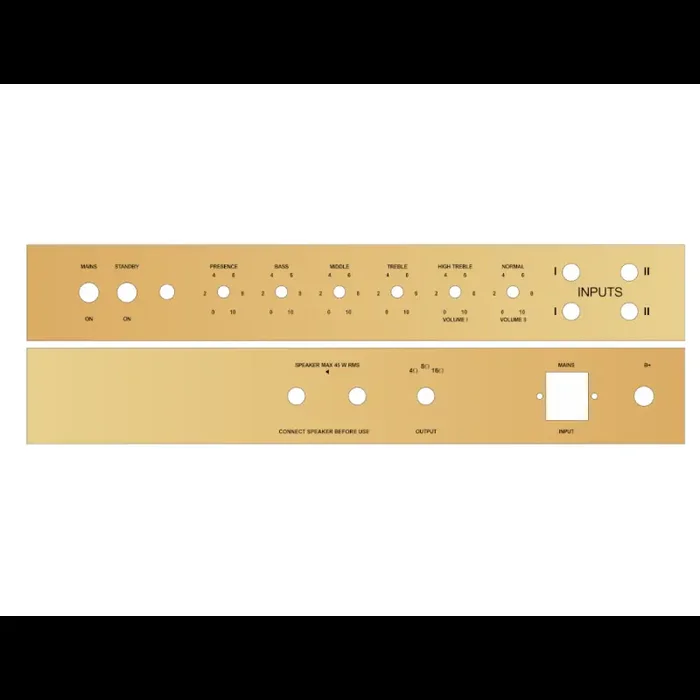 Faceplate for Marshall JTM45