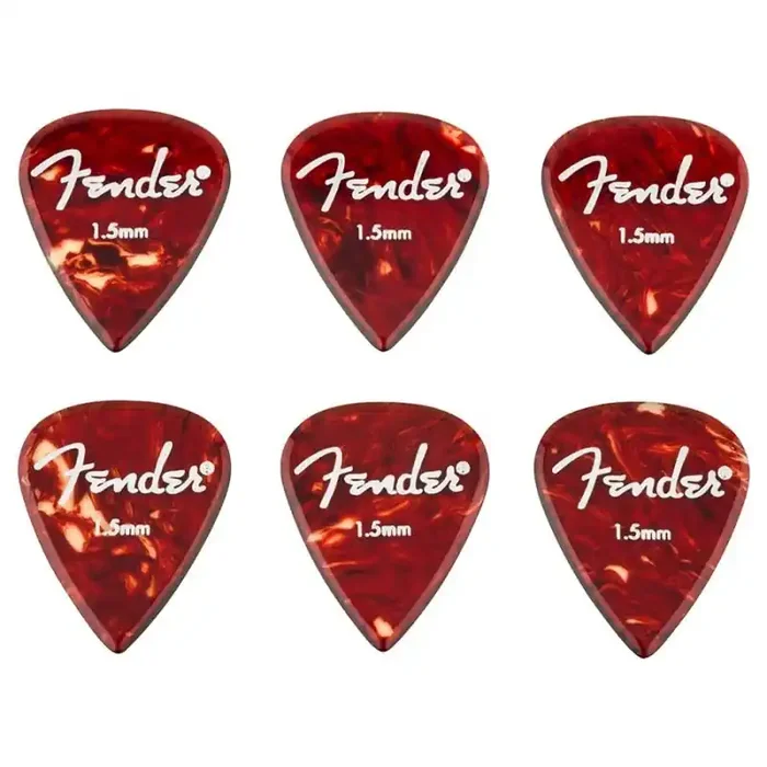 Fender Aero acrylic picks, 6-pack, 1.5mm
