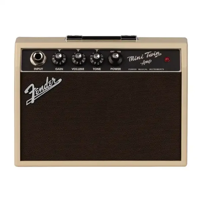 Fender battery amp mini ‘65 Twin Amp, blonde, 1W, 2×3″ speakers