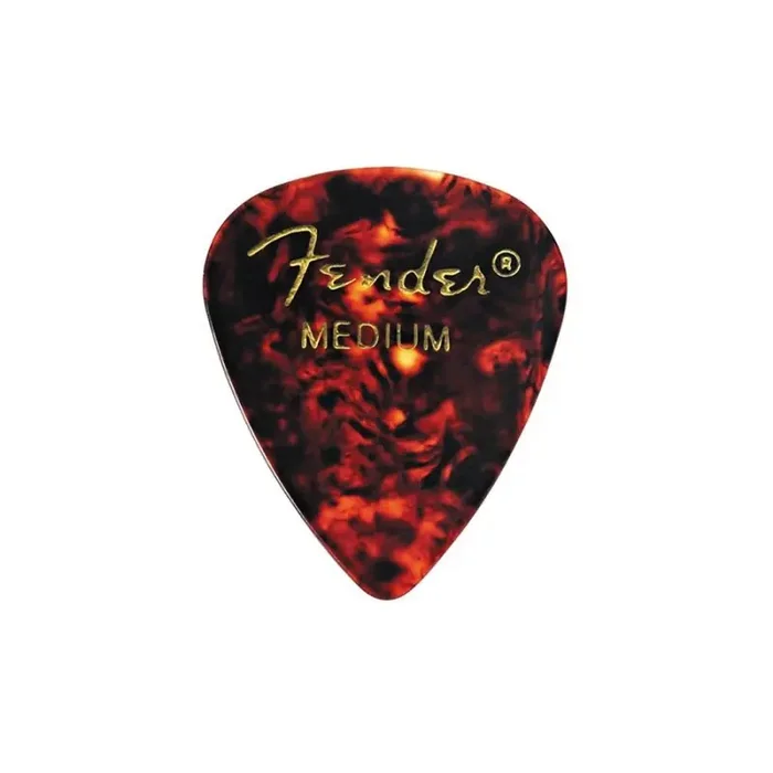 Fender Classic Celluloid Picks 12 pcs 351 shape medium shell guitar picks