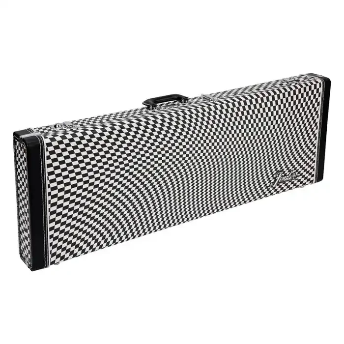 Fender Classic Series case, Strat/Tele, wavy checkerboard
