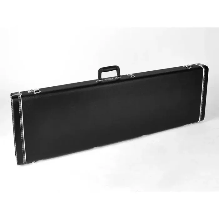 Fender deluxe case for Precision Bass leather handle and ends black tolex & interior