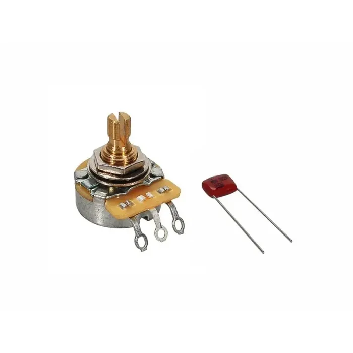 Fender Genuine Replacement Part 250K No Load potentiometer .375 length bushing with .022mf capacitor