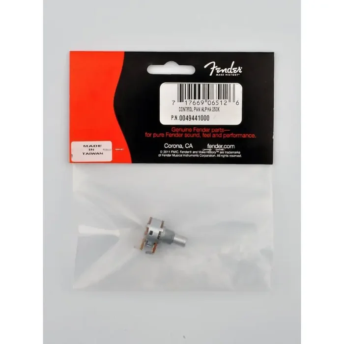Fender Genuine Replacement Part 250K potentiometer pickup pan for Deluxe Series basses