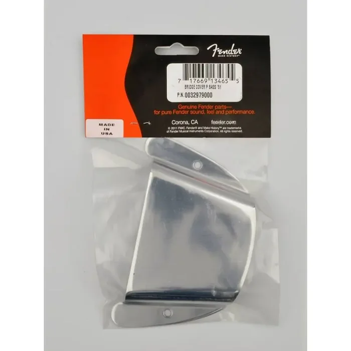 Fender Genuine Replacement Part bridge cover ‘51 Precision Bass chrome