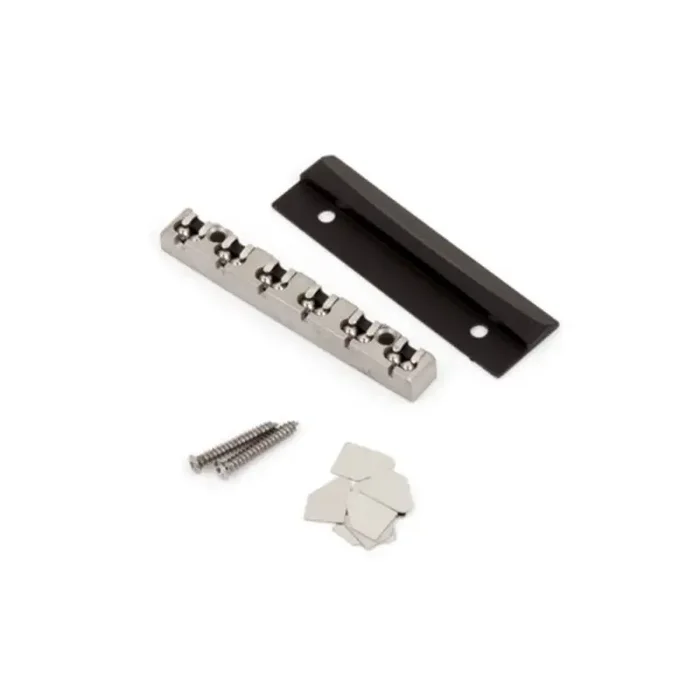 Fender Genuine Replacement Part LSR roller nut, shims, bezel adapter (for retrofitting to Wilkinson) and mounting screws
