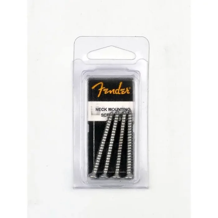 Fender Genuine Replacement Part neck mounting screws chrome 4 pcs