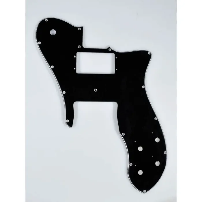 Fender Genuine Replacement Part pickguard ‘72 Tele Custom 16 screw holes 3-ply black