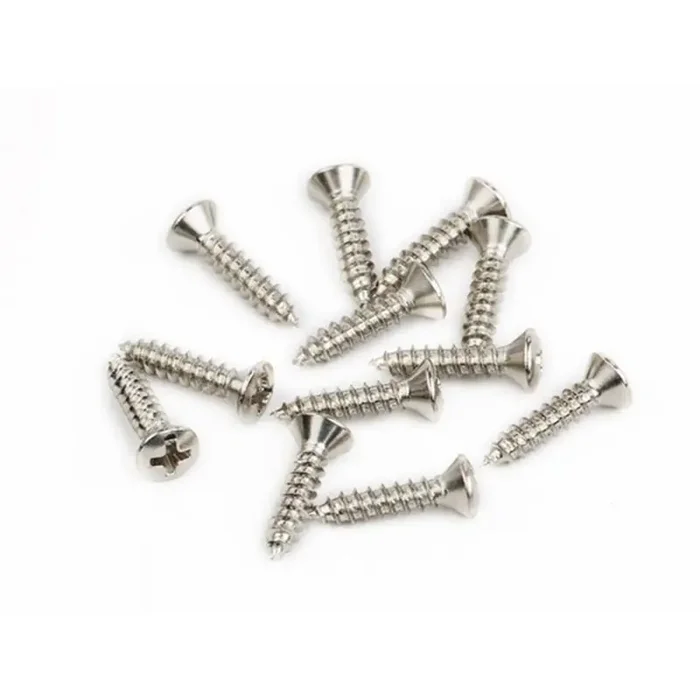 Fender Genuine Replacement Part pickguard screws 12pcs, nickel