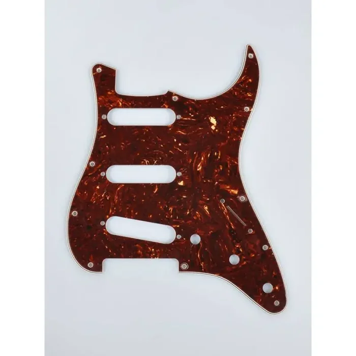 Fender Genuine Replacement Part pickguard Strat SSS 11 screw holes 4-ply tortoise shell