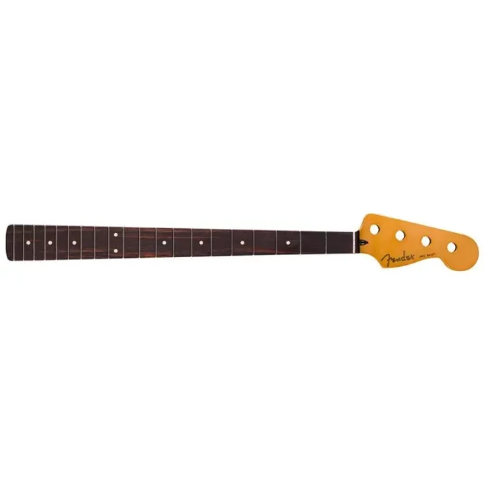 Fender Genuine Replacement Part Player II Series Jazz Bass neck, 22 medium jumbo frets, rosewood, 9.5″, modern „c“