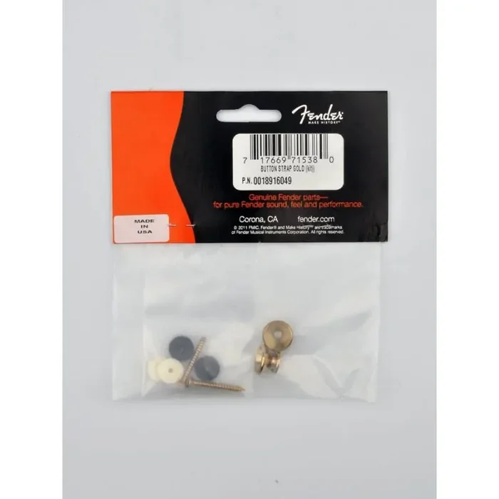 Fender Genuine Replacement Part strap buttons gold 2 pcs