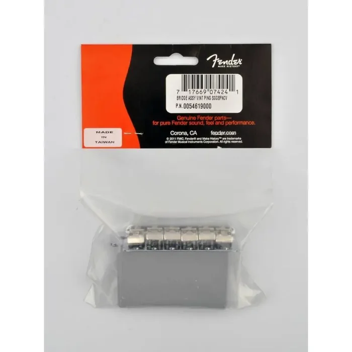 Fender Genuine Replacement Part tremolo assembly Mexico Vintage Strat chrome