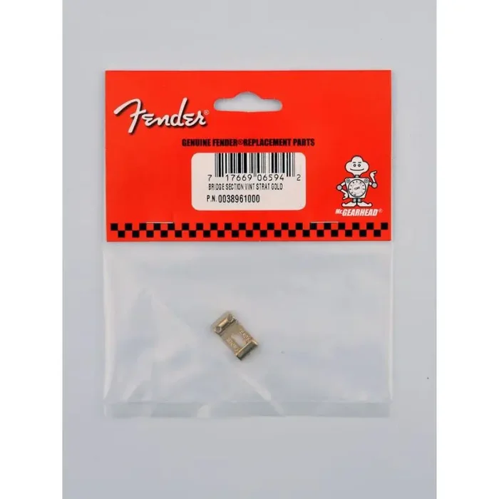 Fender Genuine Replacement Part tremolo saddle American Vintage Strat gold