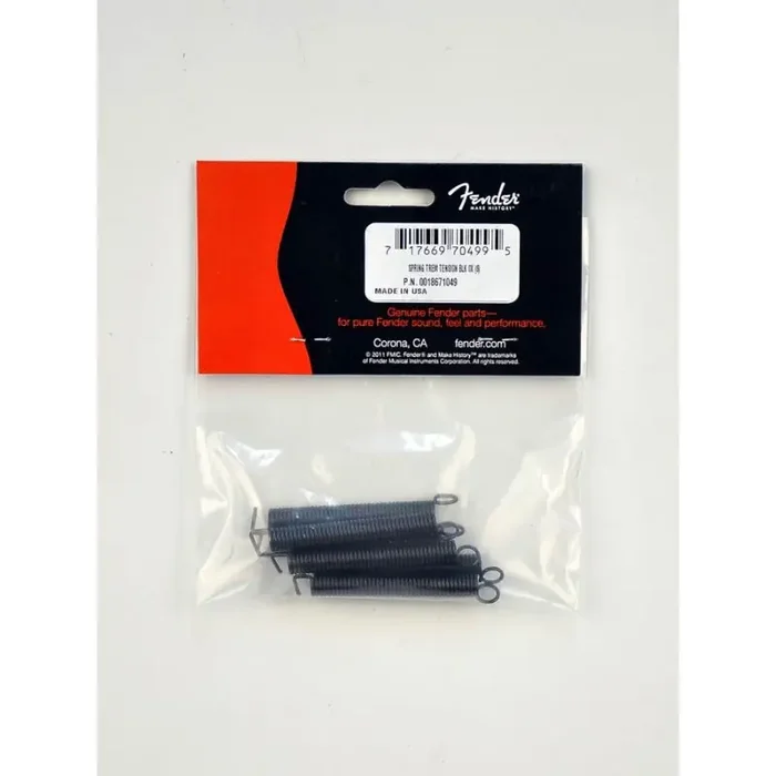 Fender Genuine Replacement Part tremolo springs black set of 6