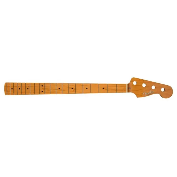 Fender Genuine Replacement Part Vintera roasted maple 50‘s Precision Bass neck, 20 vintage frets, 7.25″ radius