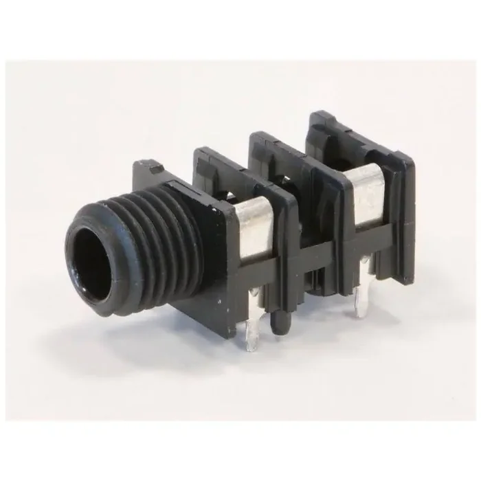 Fender jack, mono, input w/switch, pc mount