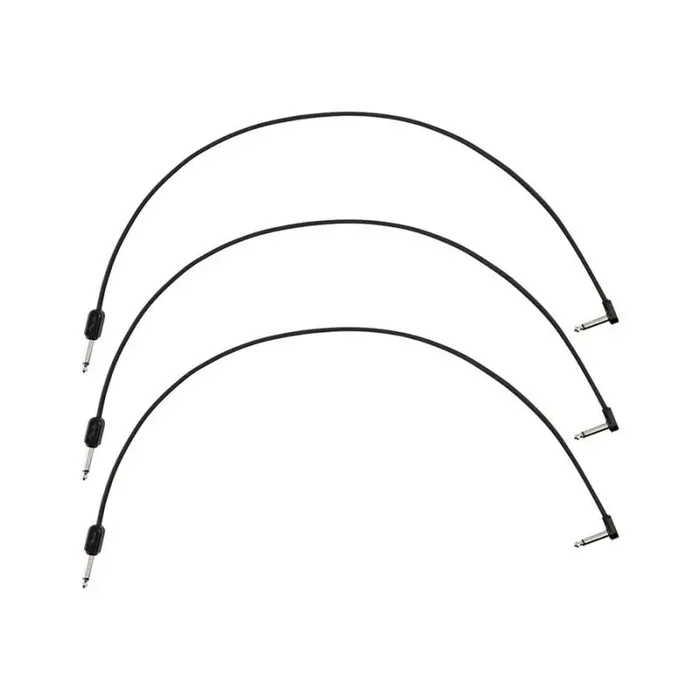 Fender Professional Series Blockchain 24″ patch cable, 3-pack, straight/angle