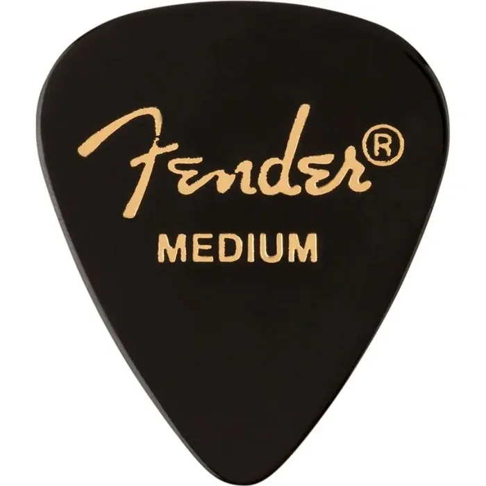 Fender® 351 Picks, Medium, Black 12