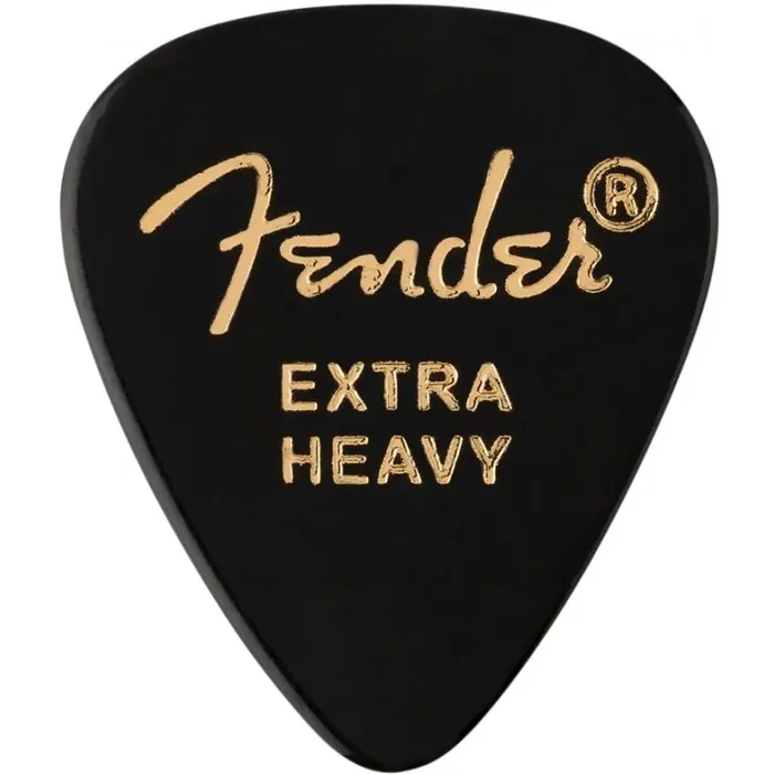 Fender® 351 Picks, XHeavy, Black 12
