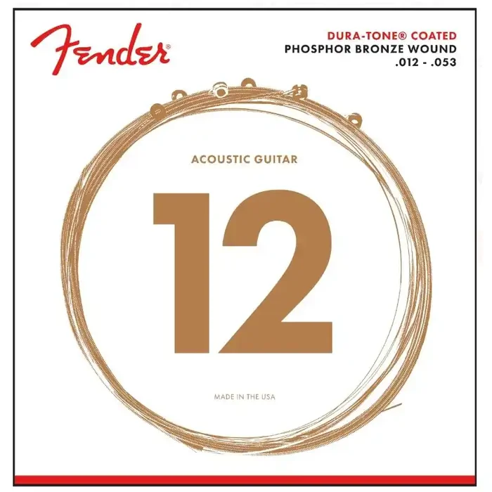 Fender® 860L Ac. Guitar Strings 012/053