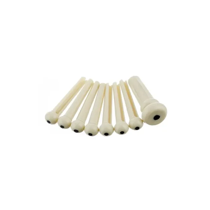 Fender® Bridge Pins ivory/black dot