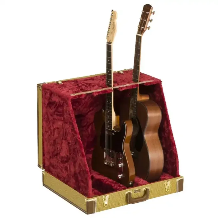 Fender® Classic Case Stand, Tweed, 3 gtr
