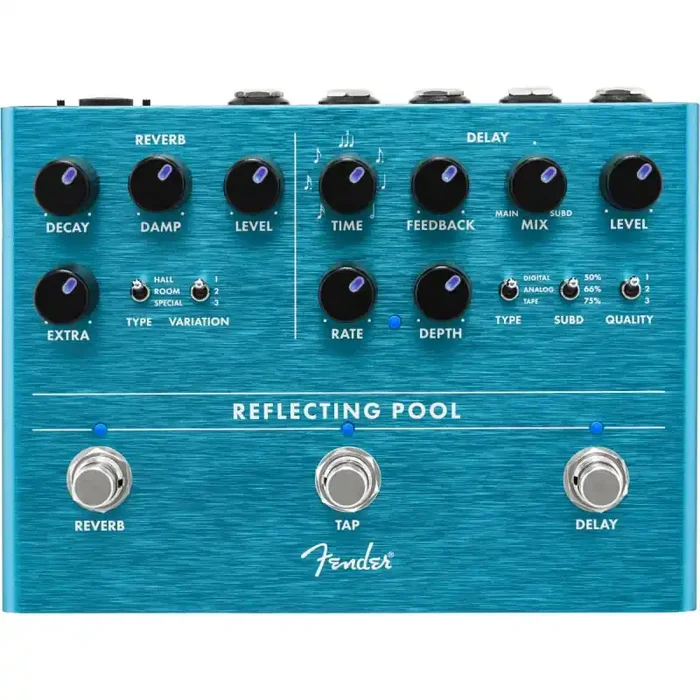 Fender® Reflecting Pool Delay/Rev. Pedal