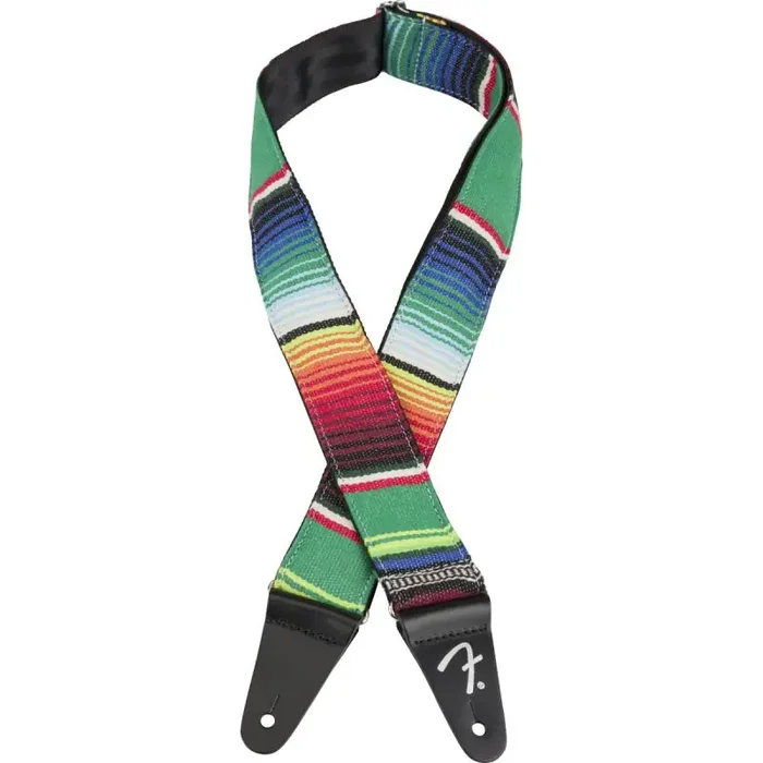 Fender® Serape Strap green multi 2″