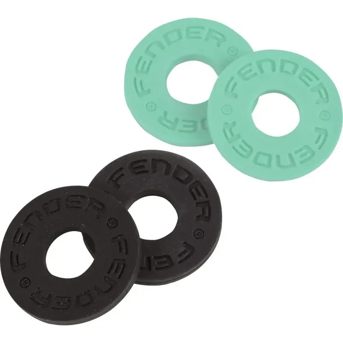 Fender® Strap Blocks Pack 2xbk 2xseafoam