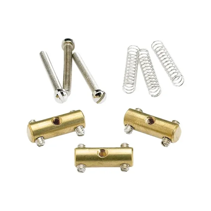 Fender® Tele® Bridge Saddles, brass (3)
