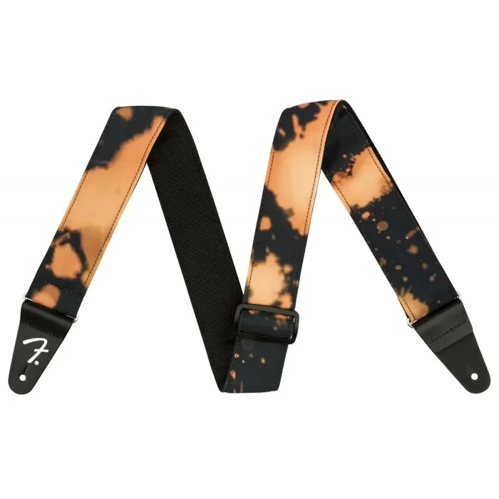 Fender® Tie Dye Acid Wash Strap, black